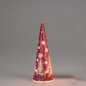 Preview: LED-Pyramide 25 cm Wild Berry mit LED-Licht 818089 formano