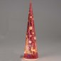 Preview: LED-Pyramide 35 cm Wild Berry mit LED-Licht 818096 formano