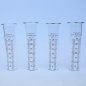 Preview: Regenmesser 4 x 15 cm Ersatzglas B-Ware Skala 556660 formano