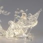 Preview: Santa auf Schlitten Acryl mit LED-Licht 678119 formano