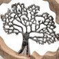 Preview: Detailansicht Ring mit Lebensbaum 30 cm im Mango-Holz 509802 formano