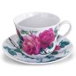 Preview: Jumbotasse mit Unterteller English Rose Chatsworth 296672 Roy Kirkham
