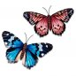 Preview: Wanddeko Schmetterling 34 cm Metall 554925 formano