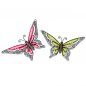 Preview: Wanddeko Schmetterling 48 cm Metall 554895 formano