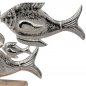 Preview: Schwanz der Fische 34 cm aus Alu-Mango-Holz 509956 formano