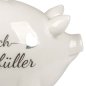 Preview: Detailansicht Sparschwein Wunscherfüller 17 cm Porzellan 706577 formano