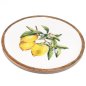 Preview: Teller rund 25 cm Mango-Holz 618863 formano