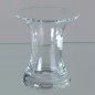 Preview: Vase 21 cm mundgeblasen Kristallglas 852075 formano