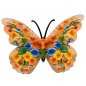 Preview: Wanddeko Schmetterling 25 cm orange aus Metall 552525 formano