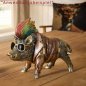 Preview: Wildschwein mit Sonnenbrille antik-gold 32 cm handbemalt Werbefoto 759993 formano