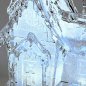 Preview: Detailansicht vom Winterhaus 17 cm mit LED-Licht aus Acryl 678874 formano