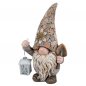 Preview: Zwerg mit Laterne 44 cm Mosaik + Relief 702319 formano