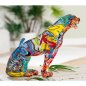 Preview: Poly Gepard sitzend 28 cm Street Art dekoriert 37541 Casablanca