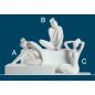 Preview: Skulptur Francis Figur Aparte Schönheit A, B oder C Keramik 30950 Gilde