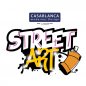 Preview: Katze Street Art Logo 37539 Casablanca