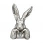 Preview: Hasenbüste 30 cm silber 260304 Exner