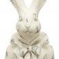 Preview: Detailansicht Hasenbüste Valo 29 cm steinfarben 260629 Exner