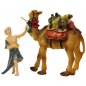 Preview: Kamel mit Treiber in drei Größen Krippenfigur Zubehör dekoprojekt