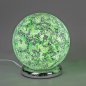 Preview: Touch Lampe Kugel 20 cm Mosaik grün 609946 formano