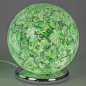 Preview: Touch Lampe Kugel 25 cm Mosaik grün 609953 formano