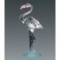 Preview: Flamingo 158 mm Kristallfigur Hintergrund grau 074271 PRECIOSA Kristall
