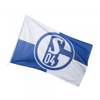 Hissfahne Karo von Schalke 04