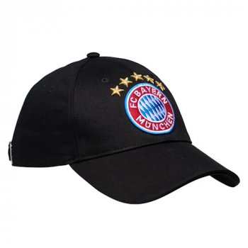 Linke Seite Baseballcap 5 Sterne Logo schwarz 28442 FC Bayern München
