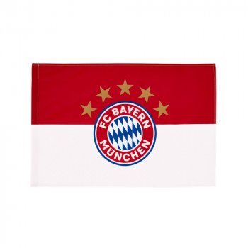 Fahne 5 Sterne Logo 90 x 60 cm 28327 FC Bayern München