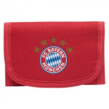 Geldbeutel rot 5 Sterne Logo 28410 FC Bayern München