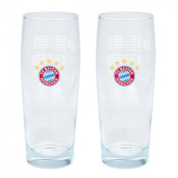 halbeglas 2er Set Erfolge 33212 FC Bayern München