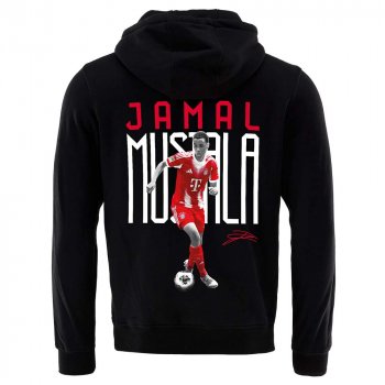 Preview: Rückseite Kinder Hoodie Jamal Musiala Nr. 10 54413 FC Bayern München