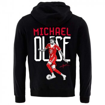 Preview: Rückseite Kinder Hoodie Michael Olise Nr. 17 54417 FC Bayern München