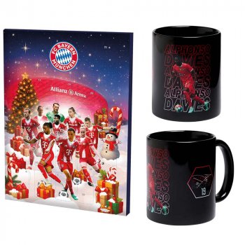 Schoko Adventskalender 2025 53963 + Tasse Davies 31252 FC Bayern München