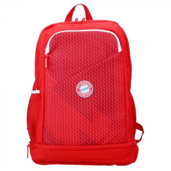 Schulrucksack Unisex rot Logo 53255 FC Bayern München