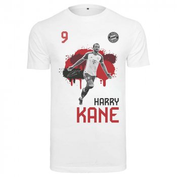 T-Shirt Kane weiß FC Bayern München