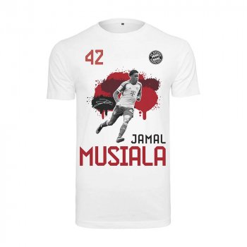 T-Shirt Musiala weiß FC Bayern München