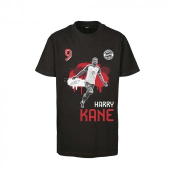 Kinder T-Shirt Kane schwarz FC Bayern München