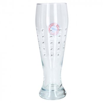 Preview: Rückseite Weißbierglas Signature 2025/26 54731 FC Bayern München