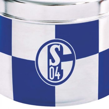 Logo Aschenbecher Karo drehbar 11379 FC Schalke 04