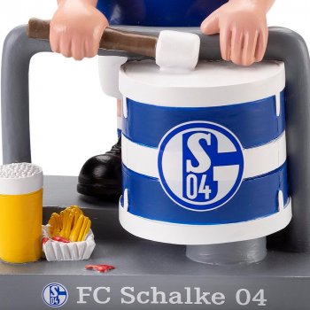 Trommler klein 15 cm Bier & Pommes 24201 FC Schalke 04