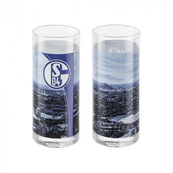 Schnapsglas 2er-Set FC Schalke 04