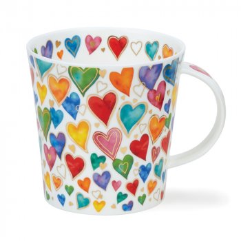 Becher Cairngorm Hearts mit Geschenkkarton 291875 DUNOON Porzellan