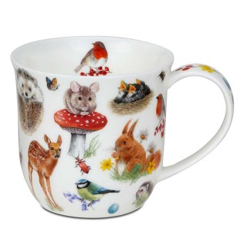 Preview: Becher Cumbrae Wildwood Rotkehlchen 0,45l Porzellan 292056 DUNOON