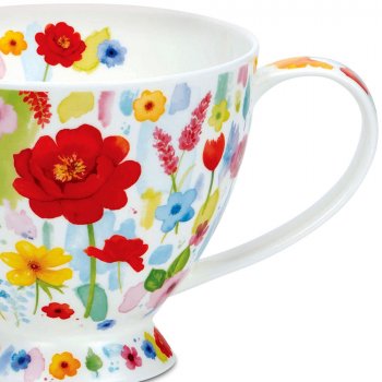 Becher Skye Floral Burst rot 0,45l Henkel Porzellan 291189 DUNOON