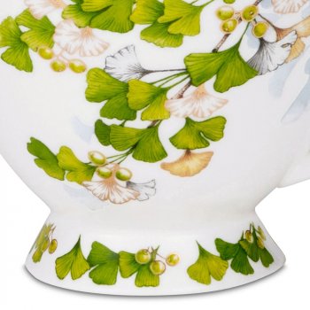 Preview: Fuß vom Becher Skye Gingko gold 0,45l Porzellan 291011 DUNOON