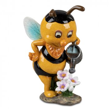 Biene mit Gießkanne 15 cm handbemalt formano
