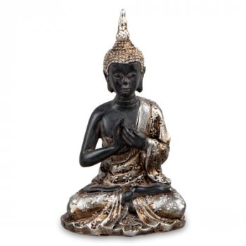 Buddha 13 cm antik-gold sitzend Dharmacakra Mudra 747273 formano