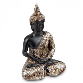 Buddha 13 cm antik-gold sitzend Dhyana Mudra 747273 formano