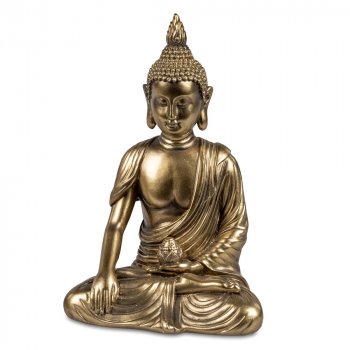 Buddha 17 cm Klassik-Gold formano