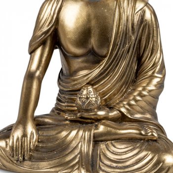 Buddha Bhumisparsa Mudra 17 cm gold 755513 formano